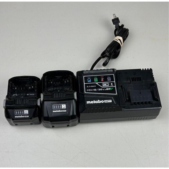Metabo HPT BSL36A18 2.5Ah/4Ah Battery Set & Charger UC18YSL3 Combo Kit - Picture 1 of 10